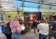 Sirekit Mol welcoming the visitors.